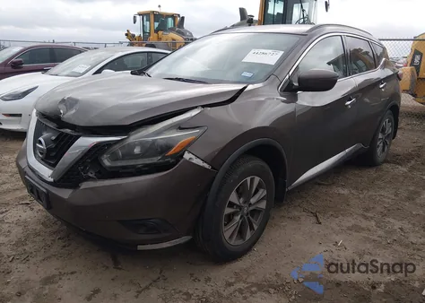 2018 Nissan Murano Sv из США, поврежденный, VIN 5N1AZ2MG5JN169458
